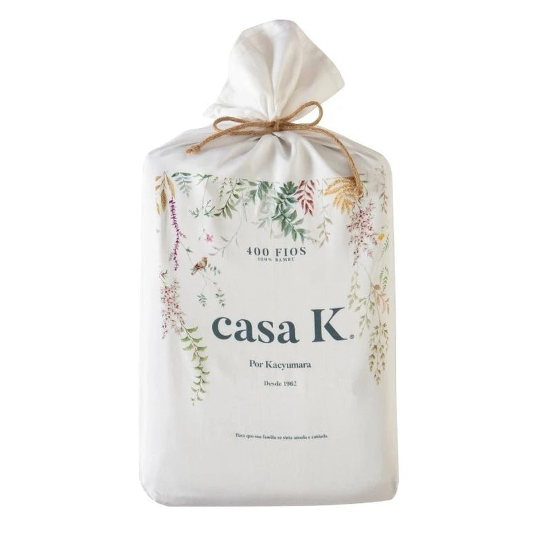 Jg Cama Casa K Bambu 400 Fios - Chiara