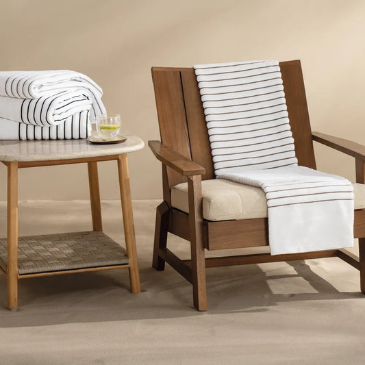 Toalha Praia Trussardi Rigato 86cm X 1.60m